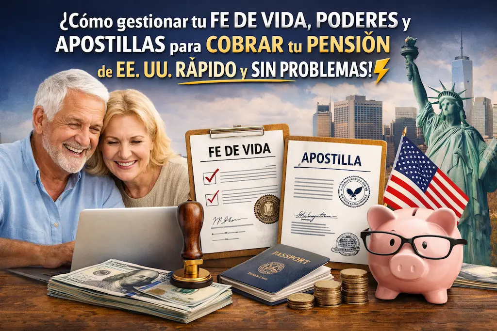 Como cobrar tu pensión en el extranjero desde Estados Unidos
